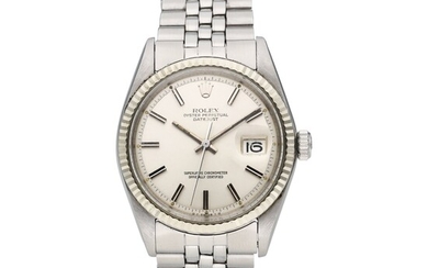 Rolex Reference 1601 Datejust | A stainless steel automatic wristwatch with date and bracelet, Circa 1974