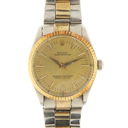 Rolex, gentlemen's Oyster Perpetual automatic wristwatch, se...