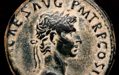 Roman Empire. Nerva (AD 96-98). Æ As,Rome mint, AD 97 - AEQVITAS AVGVST / S - C, Aequitas standing holding scales and cornucopia