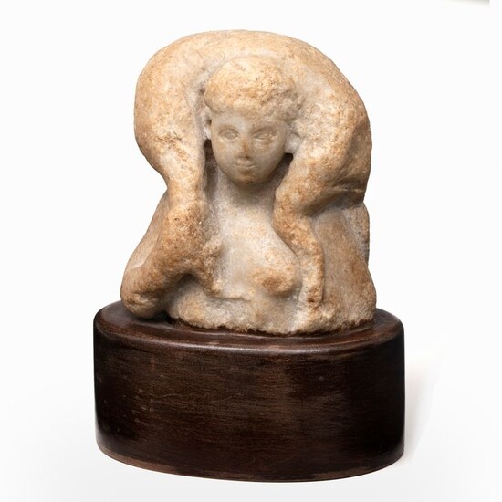 Roman Marble Fragmentary Figure of a Kriophoros - 10×..×.. cm