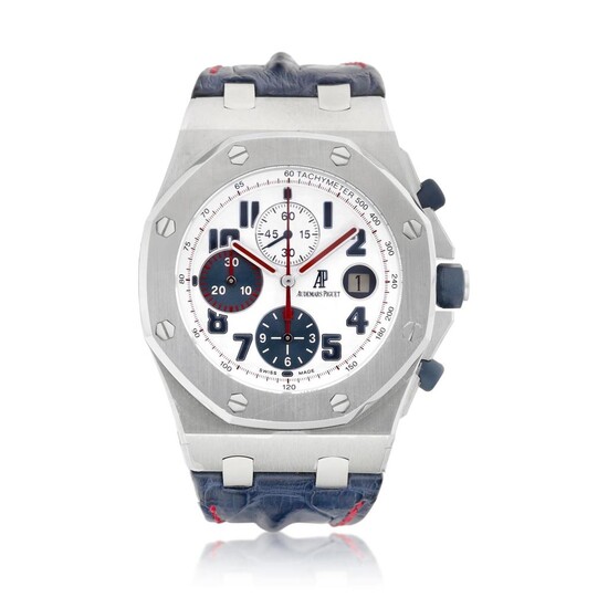 Royal Oak Offshore “Tour Auto 2012″, Reference 26208ST.OO.D305CR.01 | A limited edition stainless steel chronograph wristwatch with date, Made for the Tour Auto Optic 1000 race, Circa 2012 | 皇家橡樹離岸型系列 “Tour Auto 2012″ 型號26208ST.OO.D305CR.01 |...