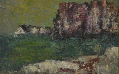 § SALI HERMAN (1898-1993) Coastal Landscape 1984 oil on canvas