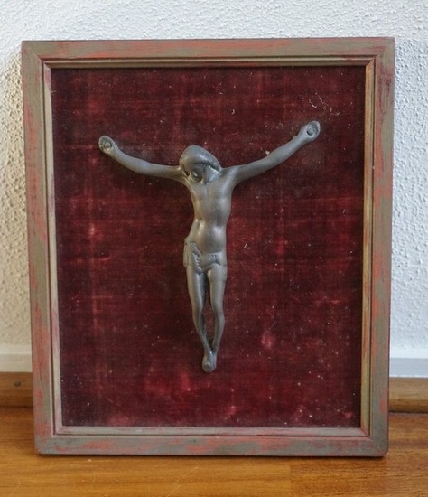 Sculpture, Corpus Christi - 14.5 cm - Bronze