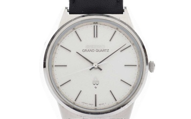 Seiko - Gentleman's Grand Quartz stainless steel cased wristwatch