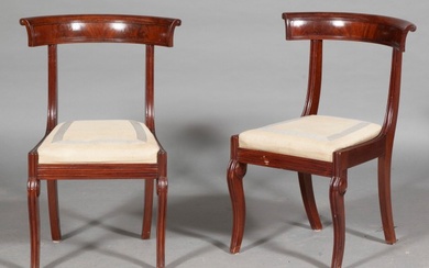 Set of Four Regency Style Mahogany Dining Chairs