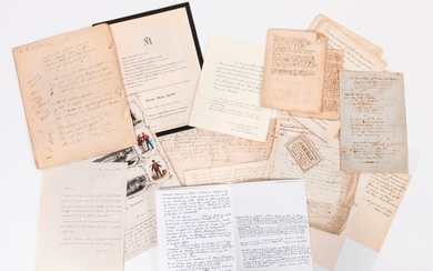 Set of handwritten documents from the 16th to...