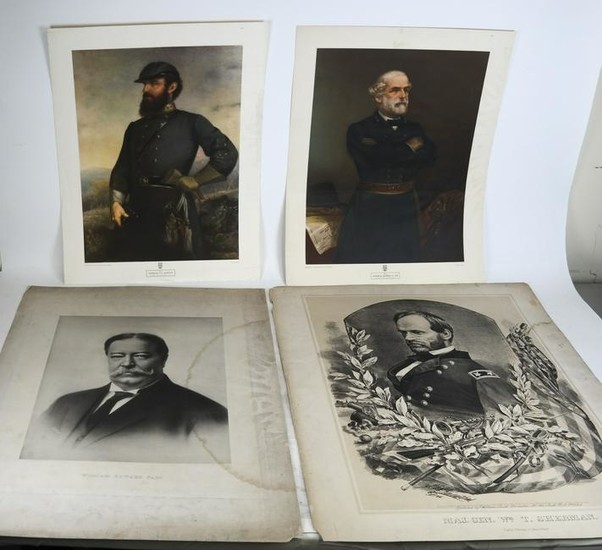 Sherman & Taft Lithographs with Others