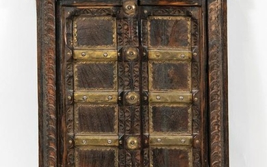 Southeast Asian Wood and Gilt Doors or Shutters