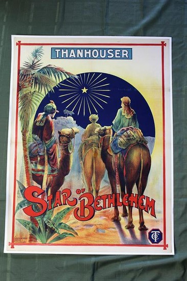 "Star of Bethlehem" (UK, 1912) 1 Sheet Movie Poster LB
