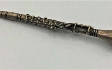 Sterling Silver Miniature Clarinet - Unique