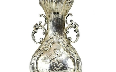 Storck Sinsheimer Silver Hanau Vase London Import Marks