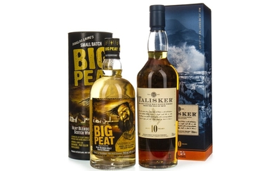 TALISKER AGED 10 YEARS AND BIG PEAT