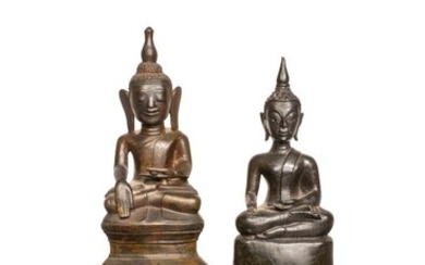 THAILANDE/BIRMANIE Deux petites statuettes... - Lot 17 - Aponem