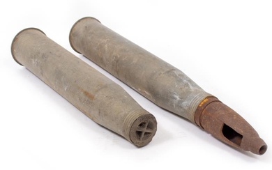 TWO SHELL CASES 86cm and 67cm