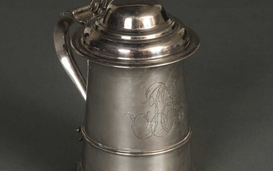 Tankard. A George III silver tankard by John Swift, London 1773
