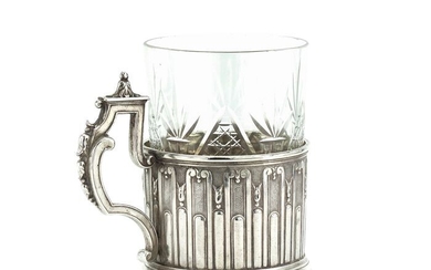 Tea Glass Holder - .875 (84 Zolotniki) silver - Fabergé - Russia - Late 19th century