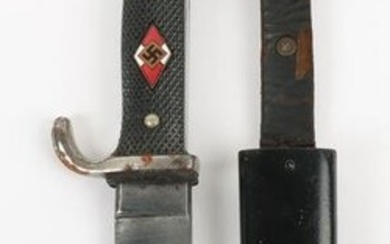 Third Reich Hitler Youth Transitional Boys Dagger by Gebr Gräfrath, Solingen