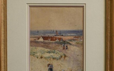 Thomas Bush Hardy, RBA, 'Katwijk-Am-Zee', Holland, signed watercolour, 29cm by...