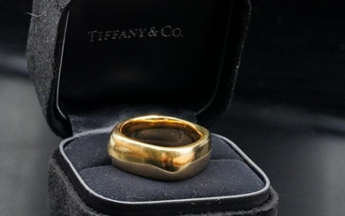 Tiffany & Co. 2003 18K Yellow Gold Square Band Ring