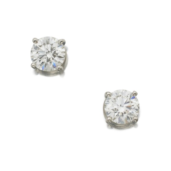 Tiffany & Co. Pair of Diamond Stud Earrings