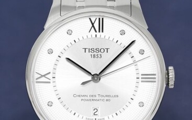 Tissot - Automatic Chemin Des Tourelles Silver Diamond - T0994071103300 - Men - 2011-present