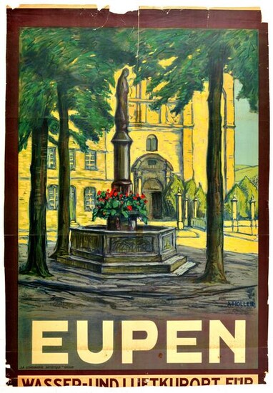 Travel Poster Eupen Belgium