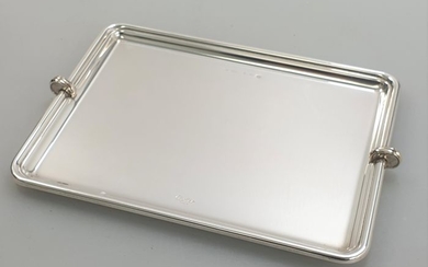 Tray - .925 silver - CARTIER - France - Mid 20th century