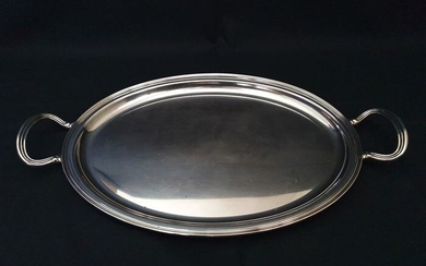 Tray, Contemporary tray-design (1) - .800 silver - Italy - 21st century