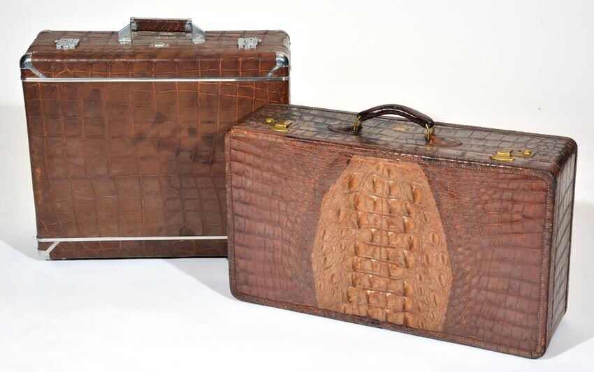 Two 1930's Suitcases, 1 by Wheary "The Aviatrix"