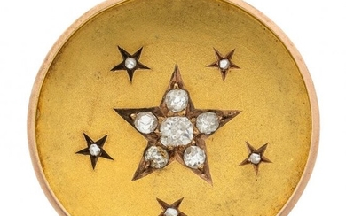 Victorian Diamond, Gold Brooch Stones: European