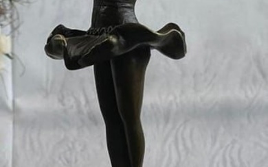 Vienna Ballerina Bronze Sculpture