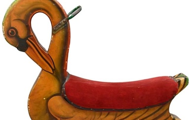 Vintage Carousel/ Merry-Go-Round Swan