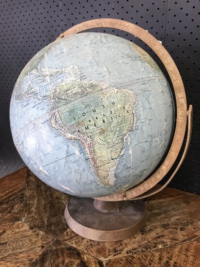 Vintage World Globe (H:36 D:30cm)
