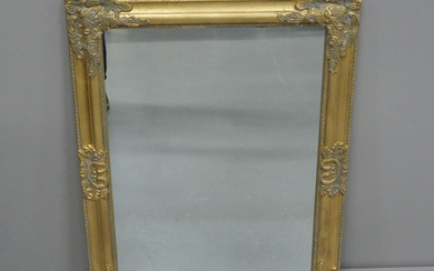 WALL MIRROR, GILDED FRAME.