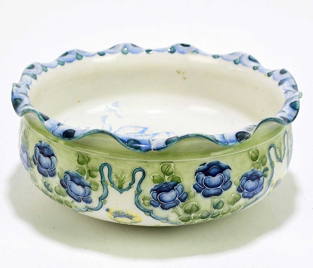 WILLIAM MOORCROFT FOR JAMES MACINTYRE & CO; a footed bowl...