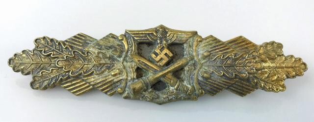 WW2 German Heer / SS Gold Combat Clasp, Peekhaus