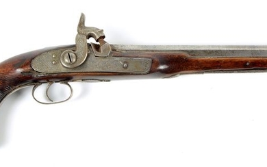 Western Europe, Belgium (?) - Rifled barrel - Cavalry or duel - Single Shot - Percussion - Pistol