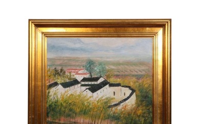 Wu Guanzhong's Country Picture Frame