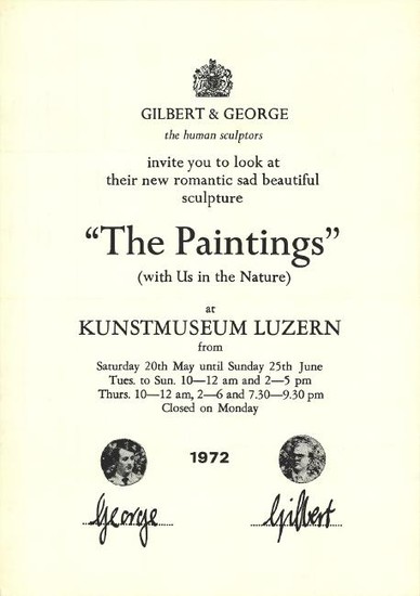 Gilbert & George: The Paintings (with Us in the Nature)