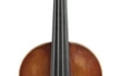 Czech Violin - C. 1875, labeled FERDINANDUS AUGUST HOMOLKA/ FECIT PRAGUE 18??, length of one-piece back 358 mm.