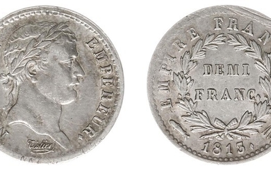 ½ Franc 1813 (Sch. 172 /RR) - XF+ mintage :...