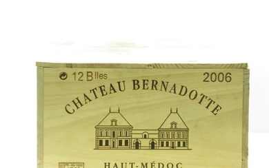 12 bottles of Chateau Bernadotte 2006 Haut Medoc (owc)...