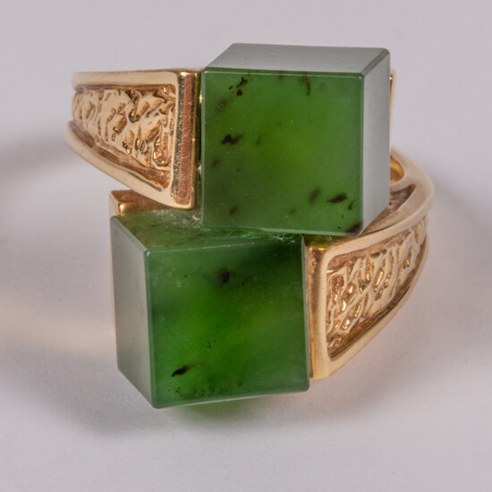 14kt Yellow Gold and Chrysoprase Ring