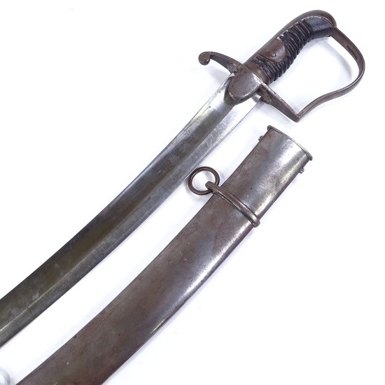 1796 Pattern Light Cavalry Sabre, with original scabbard and...