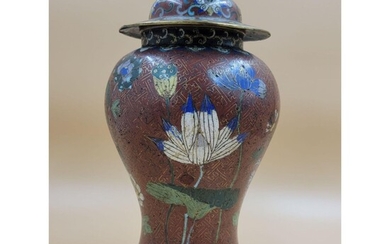 18-19th Century Chinese Cloisonne Vase