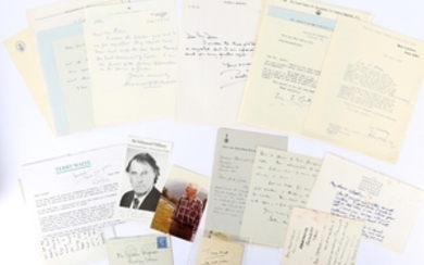Autograph Collection.- Politicians A collection of letters from...