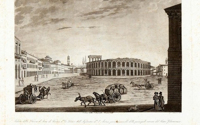 Bennassuti, Lotto di 8 incisioni Verona, 1832