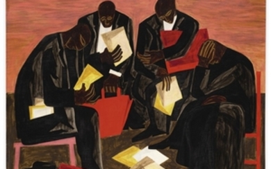 THE BUSINESSMEN, Jacob Lawrence