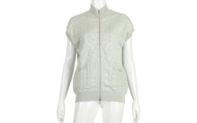Chanel Pale Green Cardigan, c. 2017, textured fabric...