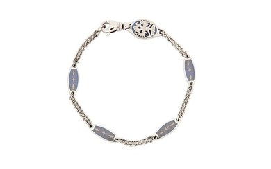 An enamel bracelet, by Fabergé
